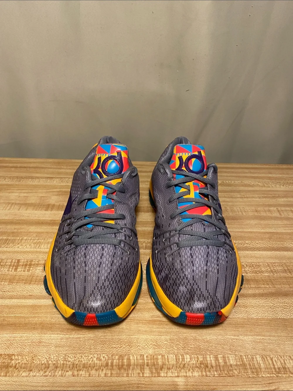 Nike Kevin Durant KD 8 Prince George Basketball Shoes Grey size 6.5